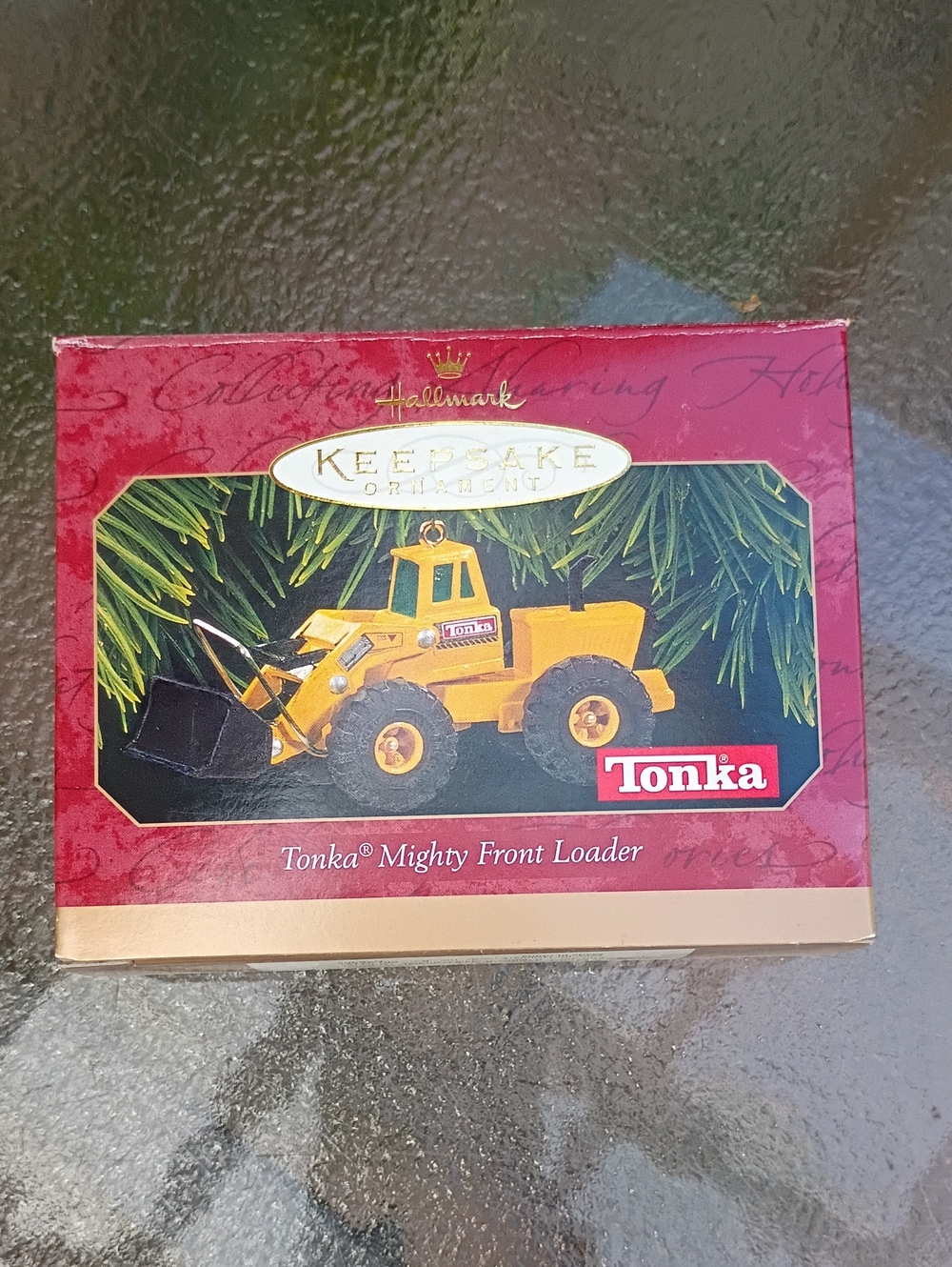 Tonka Yellow Mighty Front Loader Ornament by Hallmark